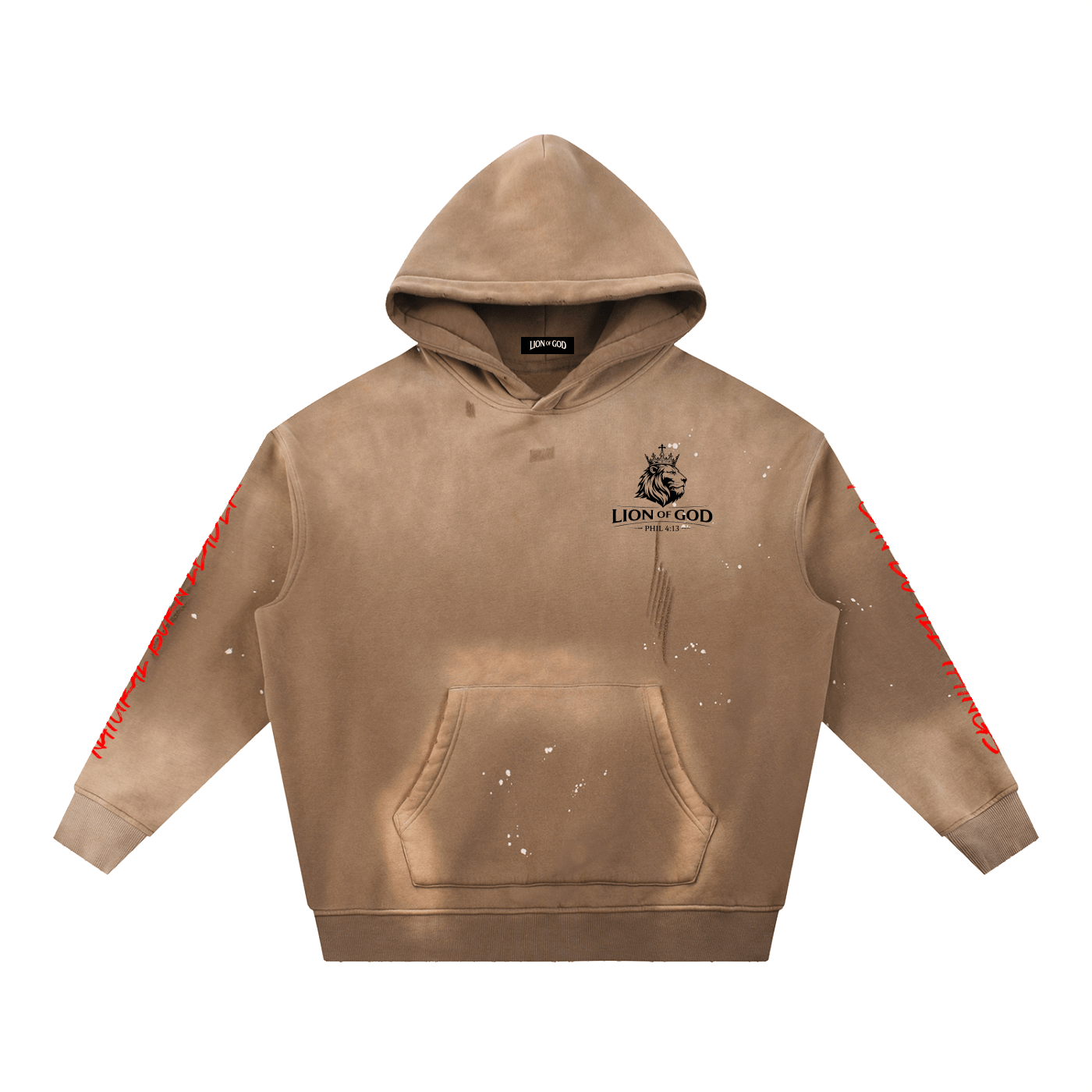 "I Can Do All Things"- Heavyweight Hoodie - Lion Of God