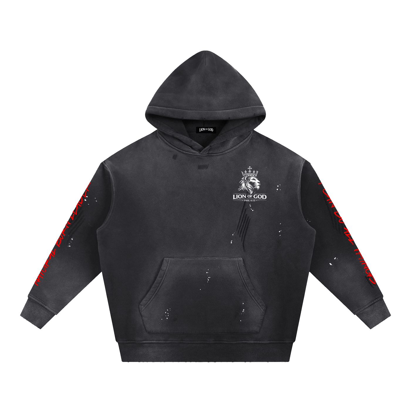 "I Can Do All Things"- Heavyweight Hoodie - Lion Of God