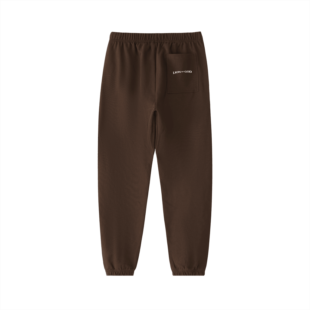 Lion Of God- Heavyweight Cotton Sweatpants - Lion Of God
