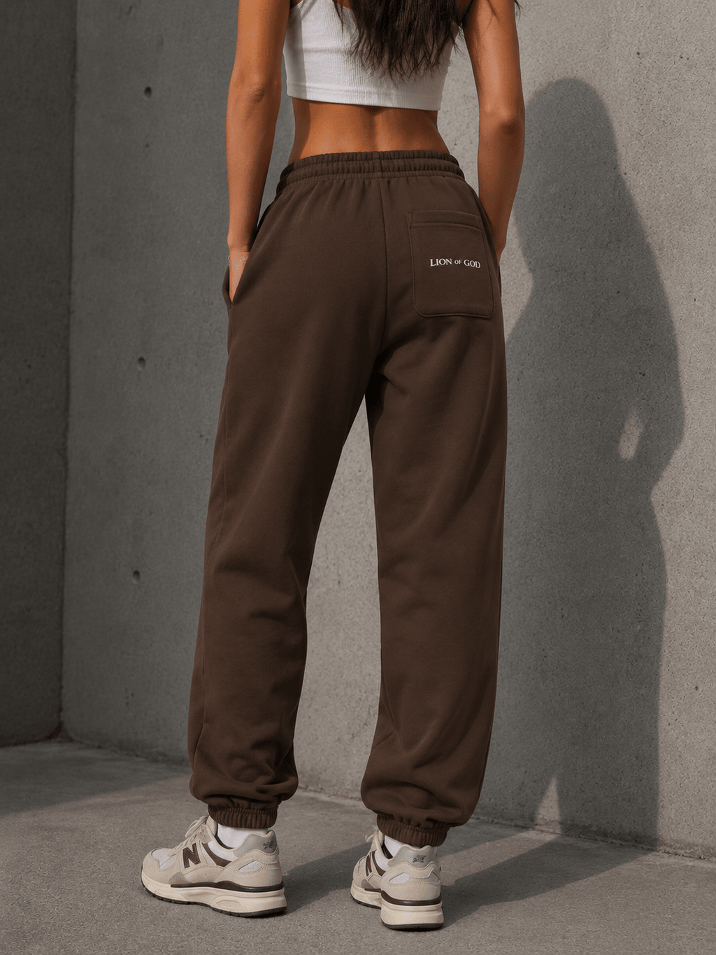 Lion Of God- Heavyweight Cotton Sweatpants - Lion Of God