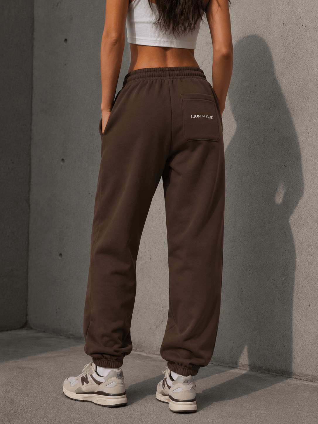 Lion Of God- Heavyweight Cotton Sweatpants - Lion Of God