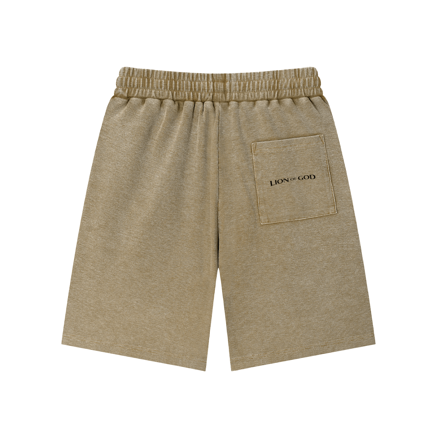 Lion Of God- Waffle Knit Shorts - Lion Of God